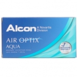 -3,75, Air Optix Aqua (3 шт) Alcon контактные линзы ежемесячные